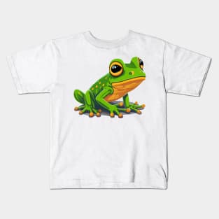 Frog Portrait Kids T-Shirt